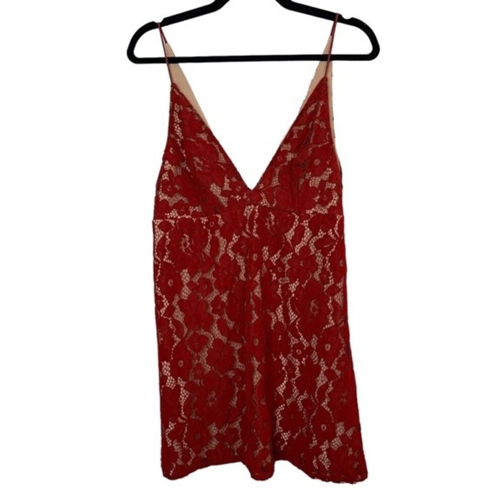 NWOT Free People Dangerous Love Lace Mini Dress Size 6 Women